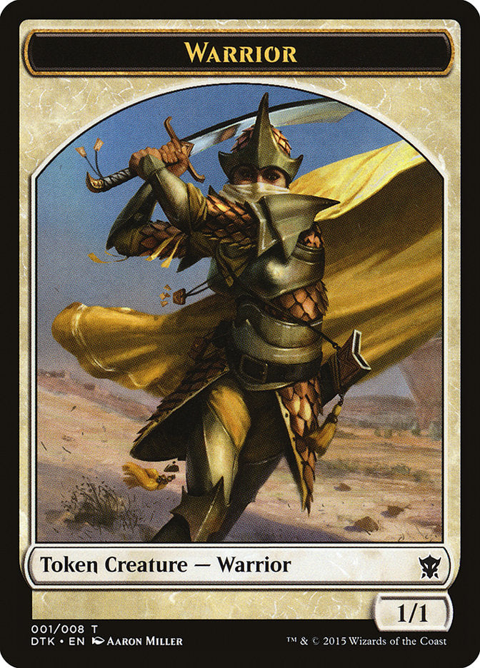 Warrior Token [Dragons of Tarkir Tokens] | Gamers Paradise