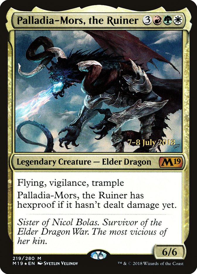 Palladia-Mors, the Ruiner [Core Set 2019 Prerelease Promos] | Gamers Paradise