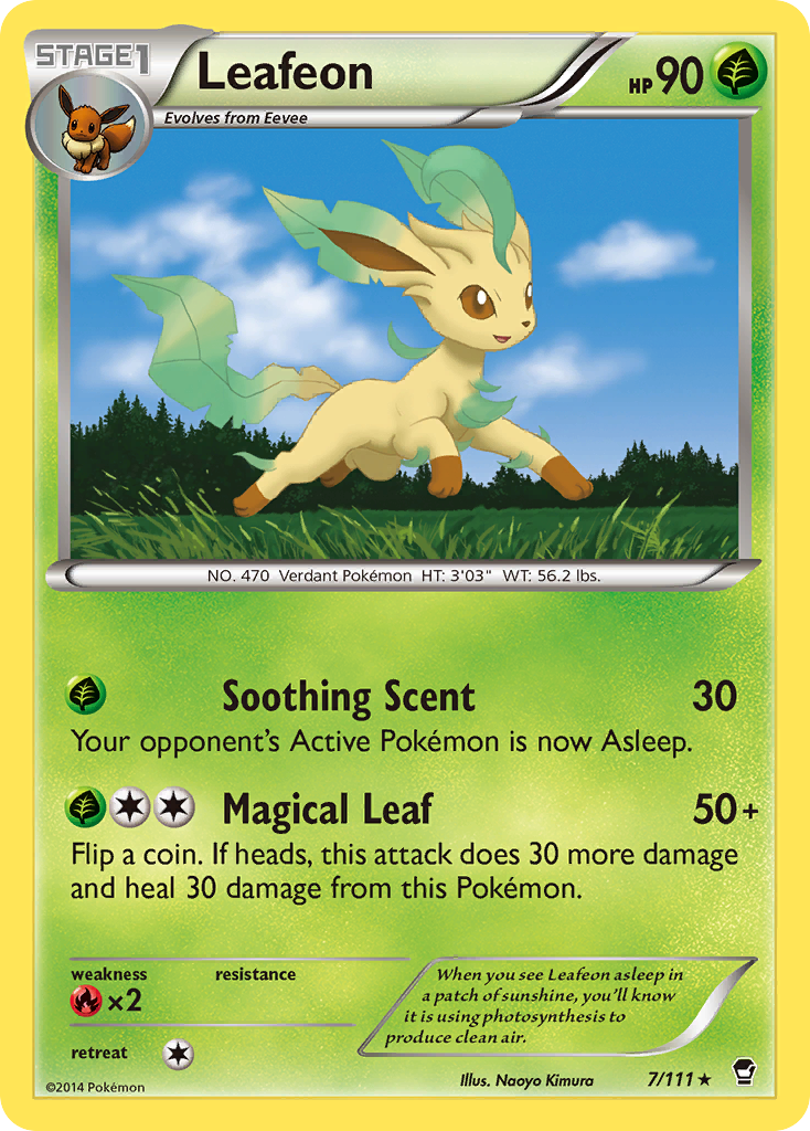 Leafeon (7/111) [XY: Furious Fists] | Gamers Paradise