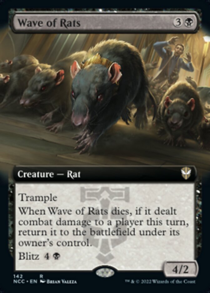 Wave of Rats (Extended Art) [Streets of New Capenna Commander] | Gamers Paradise