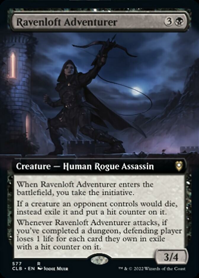 Ravenloft Adventurer (Extended Art) [Commander Legends: Battle for Baldur's Gate] | Gamers Paradise