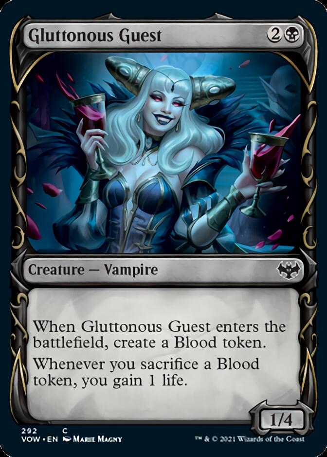 Gluttonous Guest (Showcase Fang Frame) [Innistrad: Crimson Vow] | Gamers Paradise