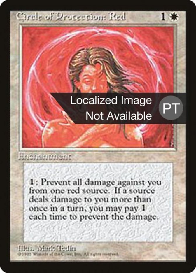 Circle of Protection: Red [Fourth Edition (Foreign Black Border)] | Gamers Paradise