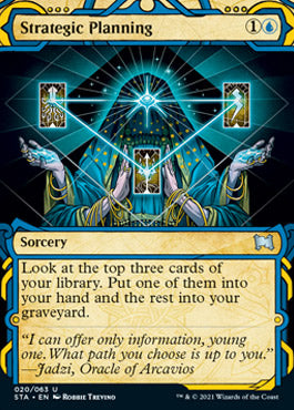 Strategic Planning (Foil Etched) [Strixhaven: School of Mages Mystical Archive] | Gamers Paradise