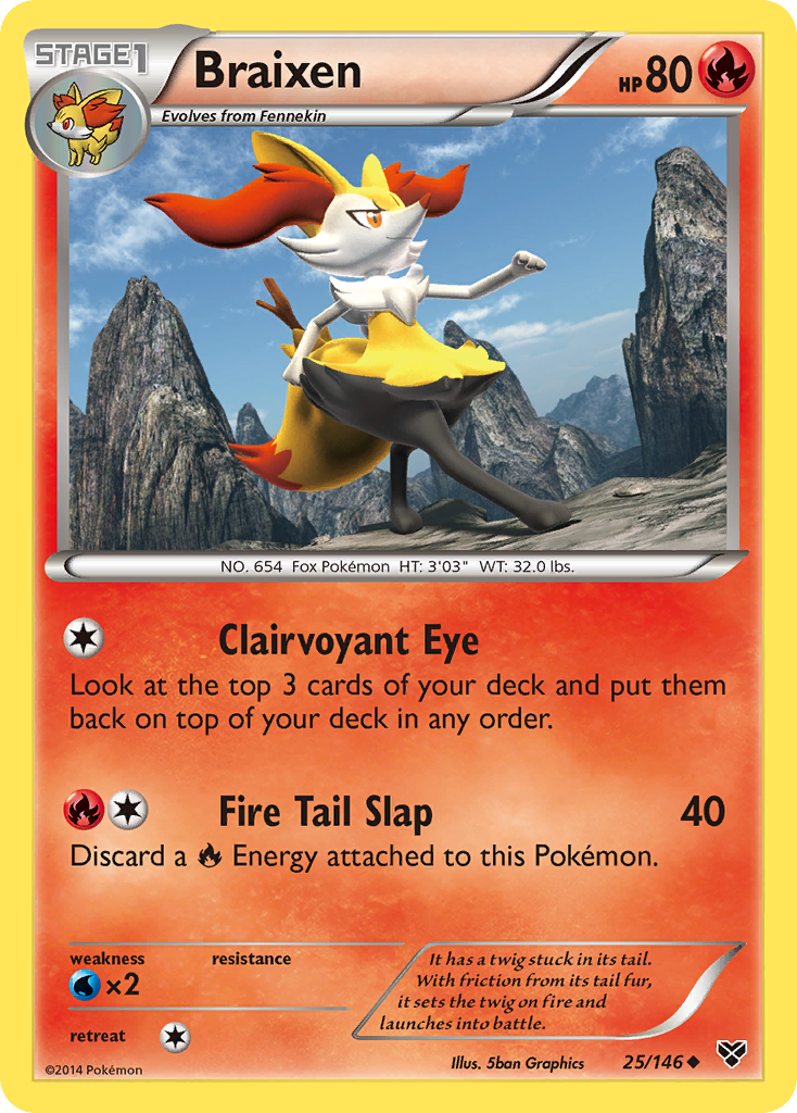 Braixen (25/146) [XY: Base Set] | Gamers Paradise