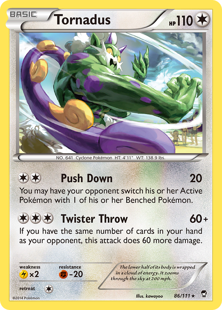 Tornadus (86/111) [XY: Furious Fists] | Gamers Paradise