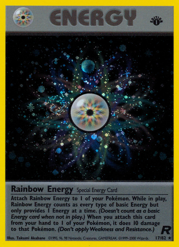Rainbow Energy (17/82) [Team Rocket 1st Edition] | Gamers Paradise
