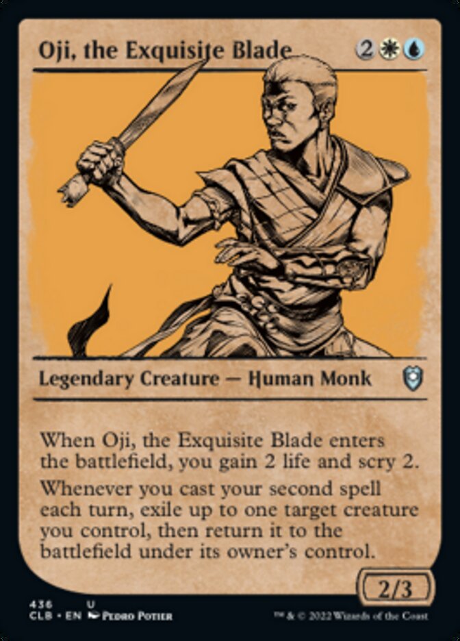 Oji, the Exquisite Blade (Showcase) [Commander Legends: Battle for Baldur's Gate] | Gamers Paradise