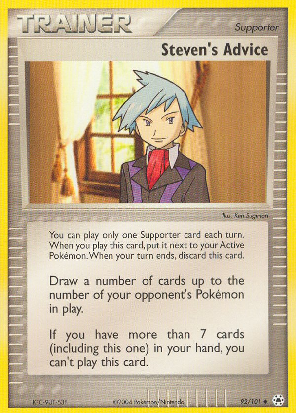 Steven's Advice (92/101) [EX: Hidden Legends] | Gamers Paradise