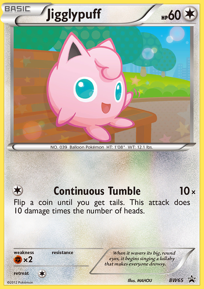 Jigglypuff (BW65) [Black & White: Black Star Promos] | Gamers Paradise