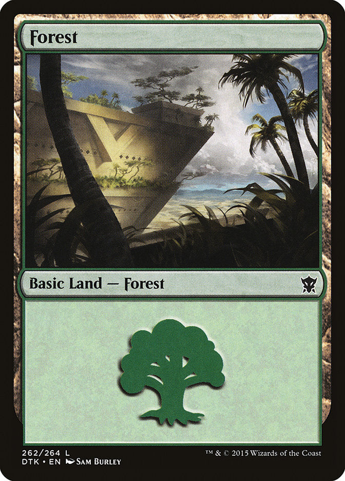 Forest (262) [Dragons of Tarkir] | Gamers Paradise