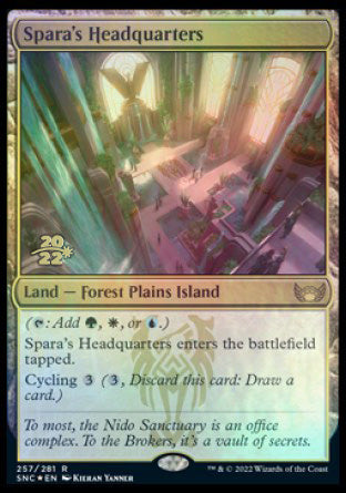 Spara's Headquarters [Streets of New Capenna Prerelease Promos] | Gamers Paradise