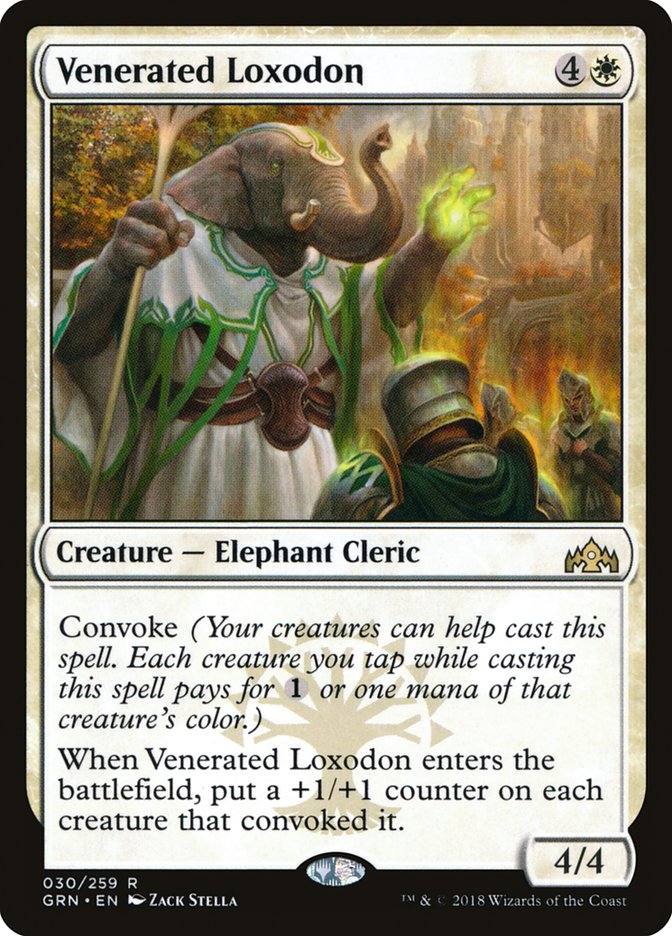 Venerated Loxodon [Guilds of Ravnica] | Gamers Paradise