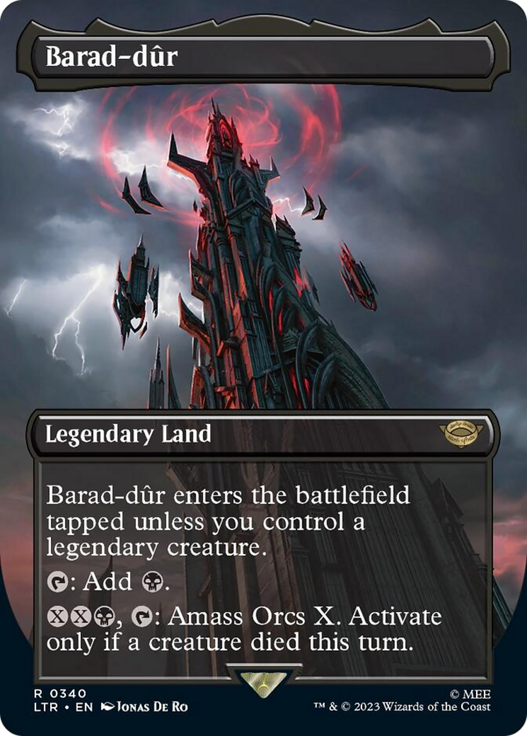 Barad-dur (Borderless Alternate Art) (340) [The Lord of the Rings: Tales of Middle-Earth] | Gamers Paradise