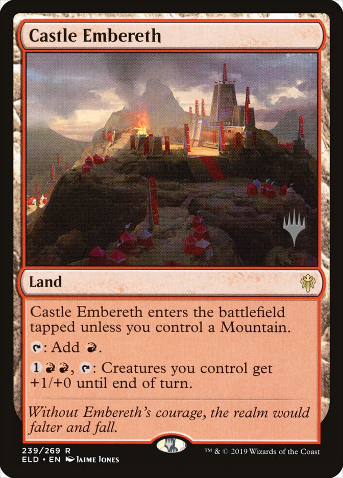 Castle Embereth (Promo Pack) [Throne of Eldraine Promos] | Gamers Paradise