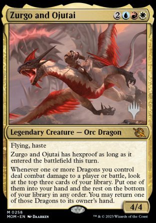 Zurgo and Ojutai (Promo Pack) [March of the Machine Promos] | Gamers Paradise
