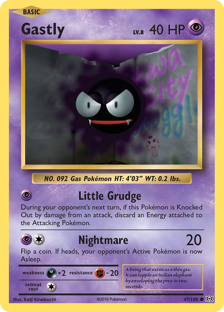 Gastly (47/108) [XY: Evolutions] | Gamers Paradise