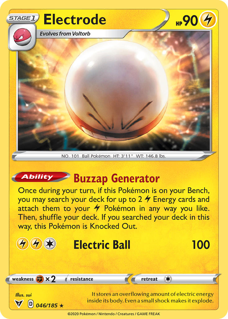 Electrode (046/185) [Sword & Shield: Vivid Voltage] | Gamers Paradise