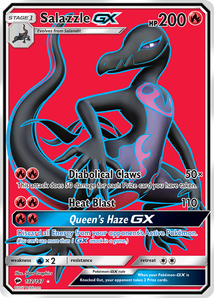 Salazzle GX (132/147) [Sun & Moon: Burning Shadows] | Gamers Paradise