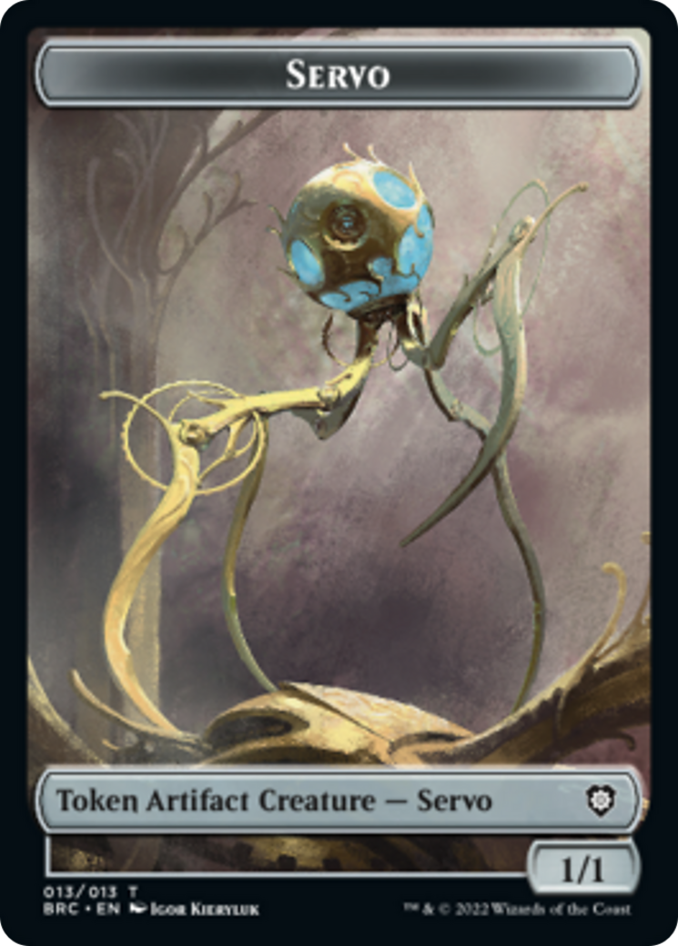 Servo // Construct (005) Double-Sided Token [The Brothers' War Commander Tokens] | Gamers Paradise