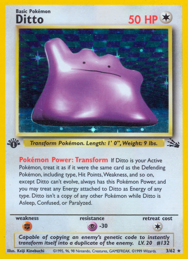 Ditto (3/62) [Fossil 1st Edition] | Gamers Paradise