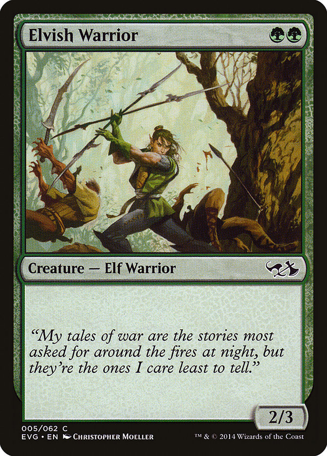 Elvish Warrior (Elves vs. Goblins) [Duel Decks Anthology] | Gamers Paradise