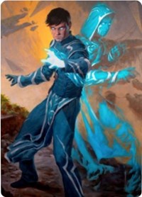 Jace, Mirror Mage 1 Art Card [Zendikar Rising Art Series] | Gamers Paradise