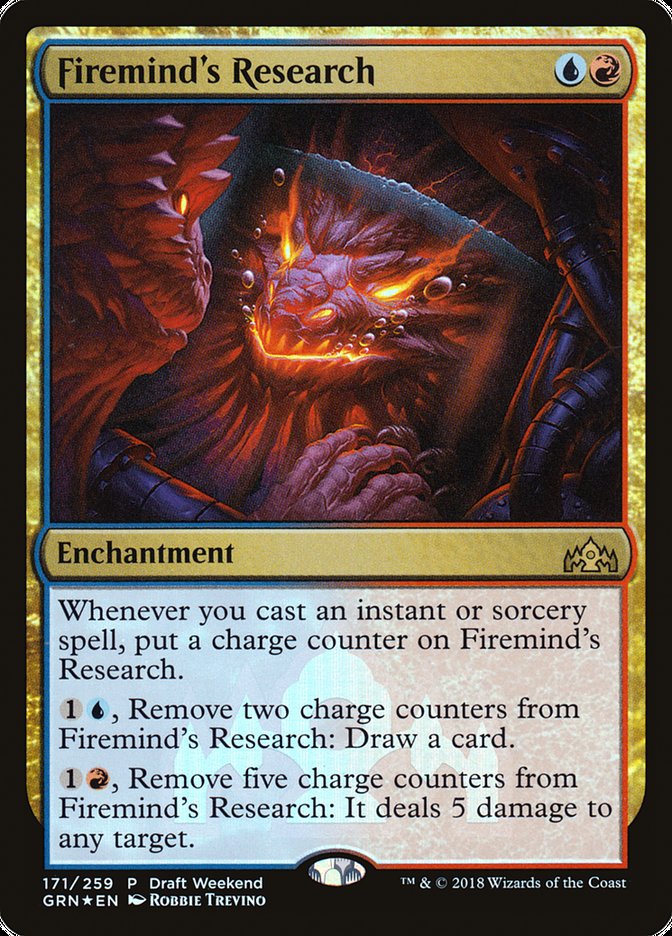 Firemind's Research (Draft Weekend) [Guilds of Ravnica Promos] | Gamers Paradise