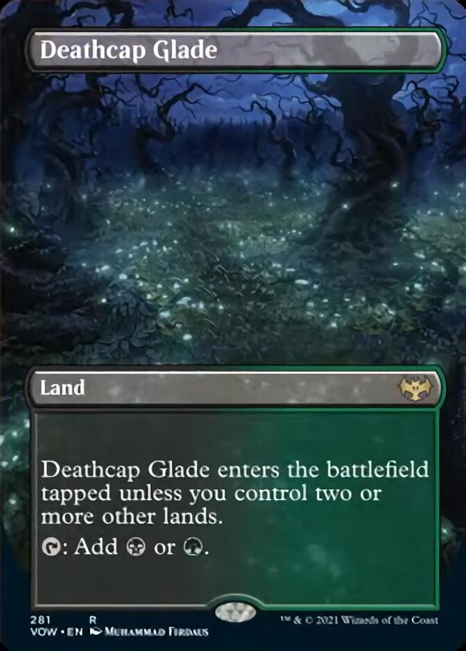 Deathcap Glade (Borderless Alternate Art) [Innistrad: Crimson Vow] | Gamers Paradise