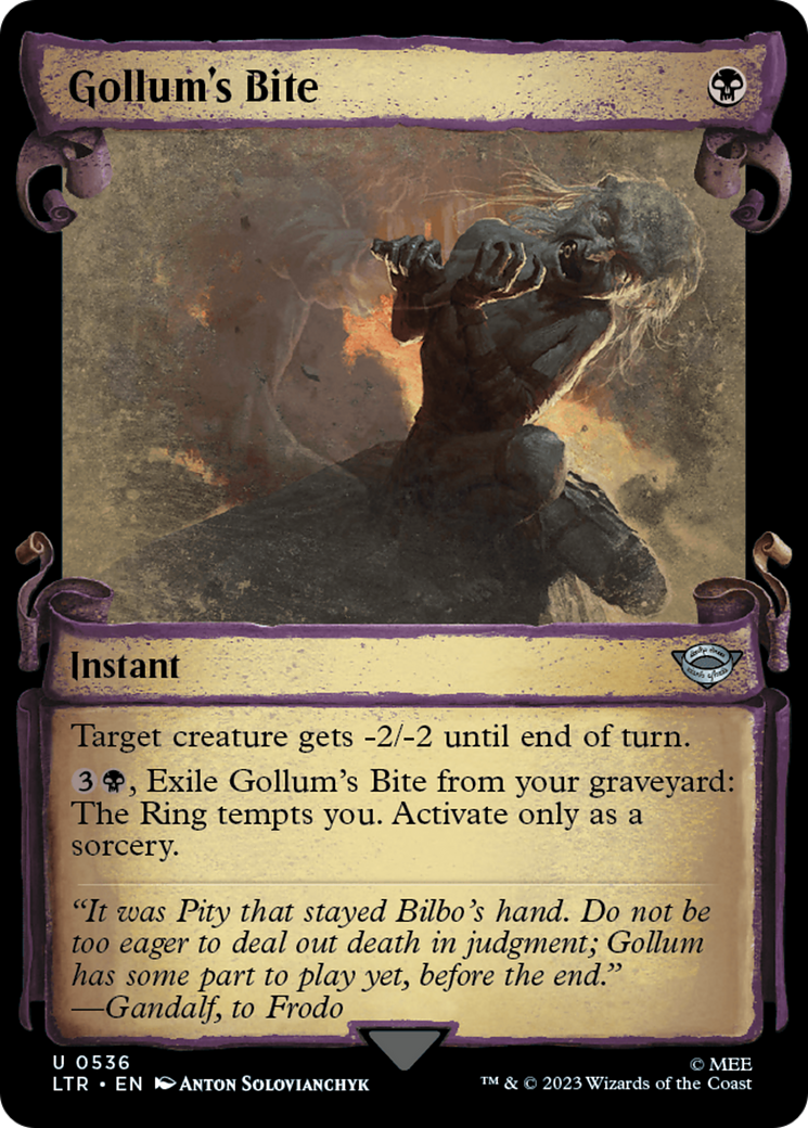 Gollum's Bite [The Lord of the Rings: Tales of Middle-Earth Showcase Scrolls] | Gamers Paradise