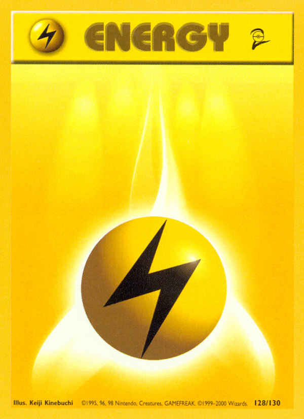 Lightning Energy (128/130) [Base Set 2] | Gamers Paradise