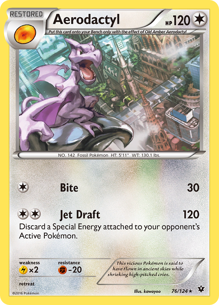 Aerodactyl (76/124) [XY: Fates Collide] | Gamers Paradise