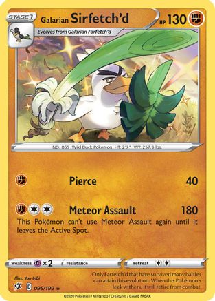 Galarian Sirfetch'd (095/192) (Theme Deck Exclusive) [Sword & Shield: Rebel Clash] | Gamers Paradise