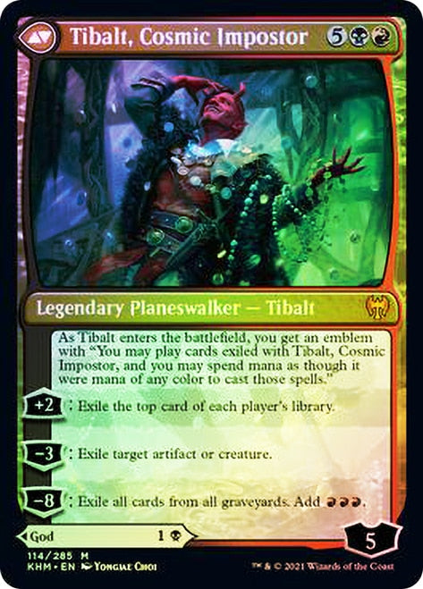 Valki, God of Lies // Tibalt, Cosmic Impostor [Kaldheim Prerelease Promos] | Gamers Paradise