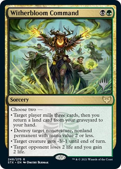 Witherbloom Command (Promo Pack) [Strixhaven: School of Mages Promos] | Gamers Paradise