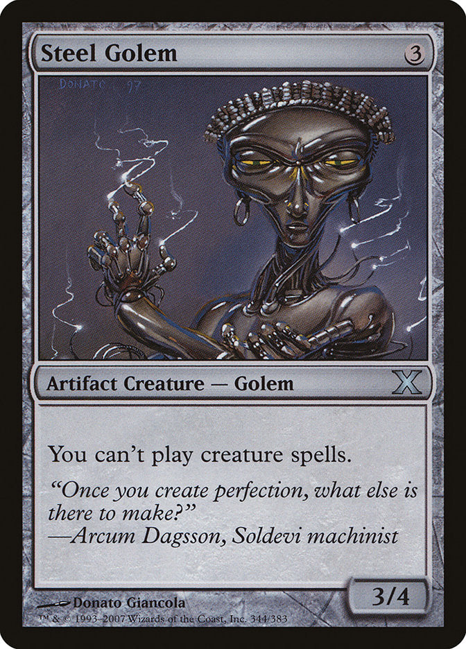 Steel Golem [Tenth Edition] | Gamers Paradise
