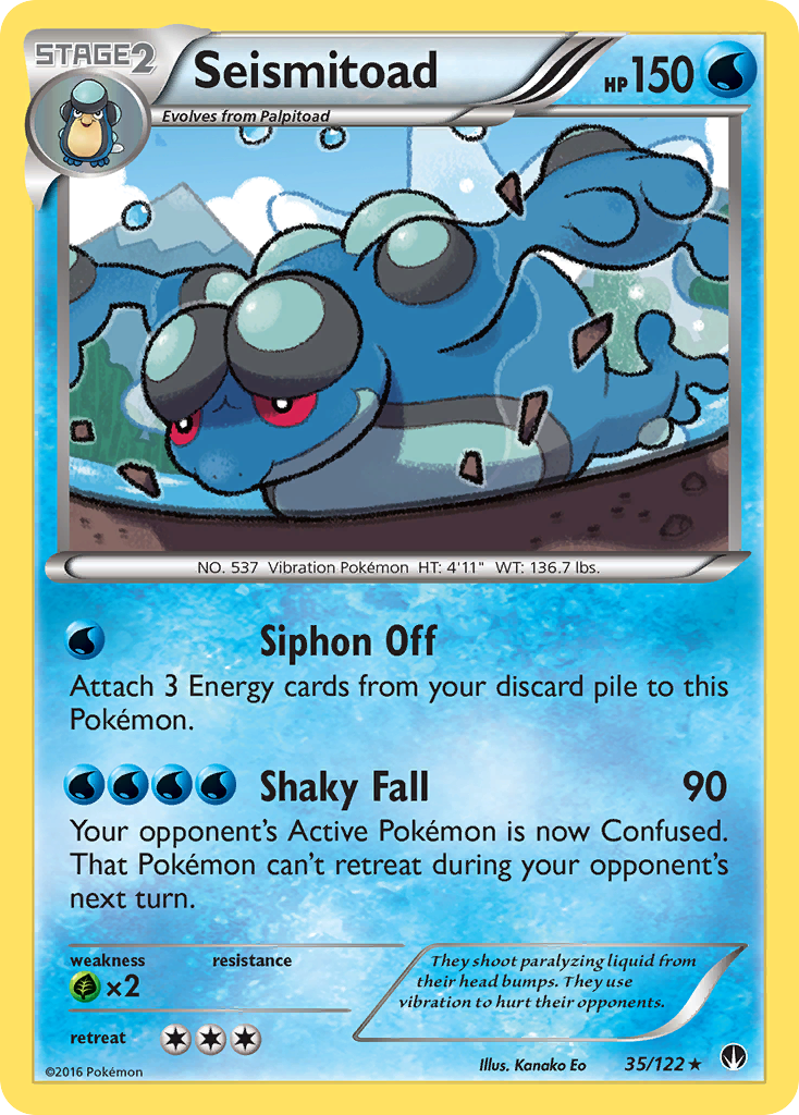 Seismitoad (35/122) [XY: BREAKpoint] | Gamers Paradise