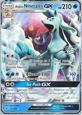 Alolan Ninetales GX (22/145) (Ice Path FTW - Zachary Bokhari) [World Championships 2017] | Gamers Paradise