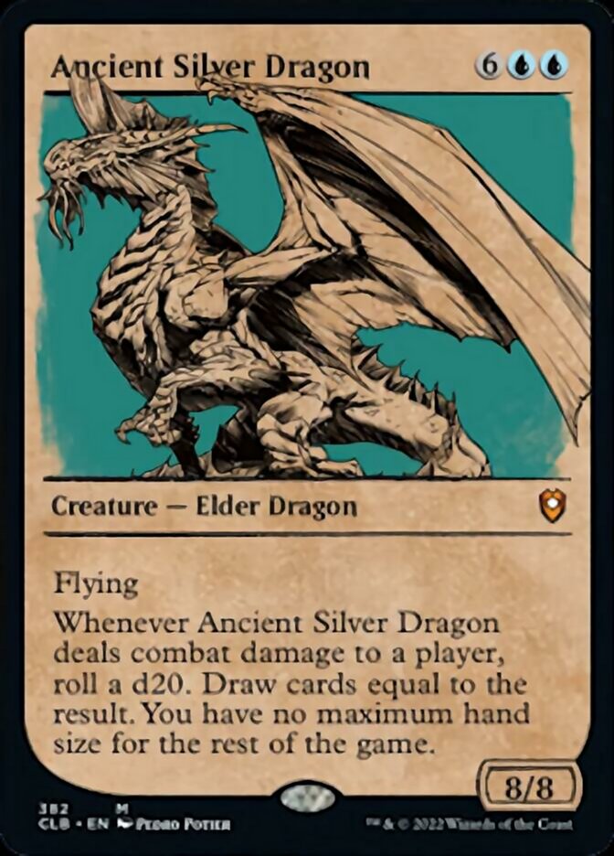 Ancient Silver Dragon (Showcase) [Commander Legends: Battle for Baldur's Gate] | Gamers Paradise