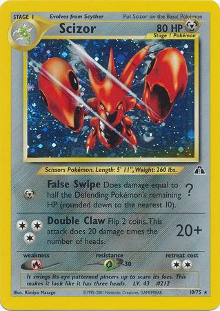 Scizor (10/75) [Neo Discovery Unlimited] | Gamers Paradise