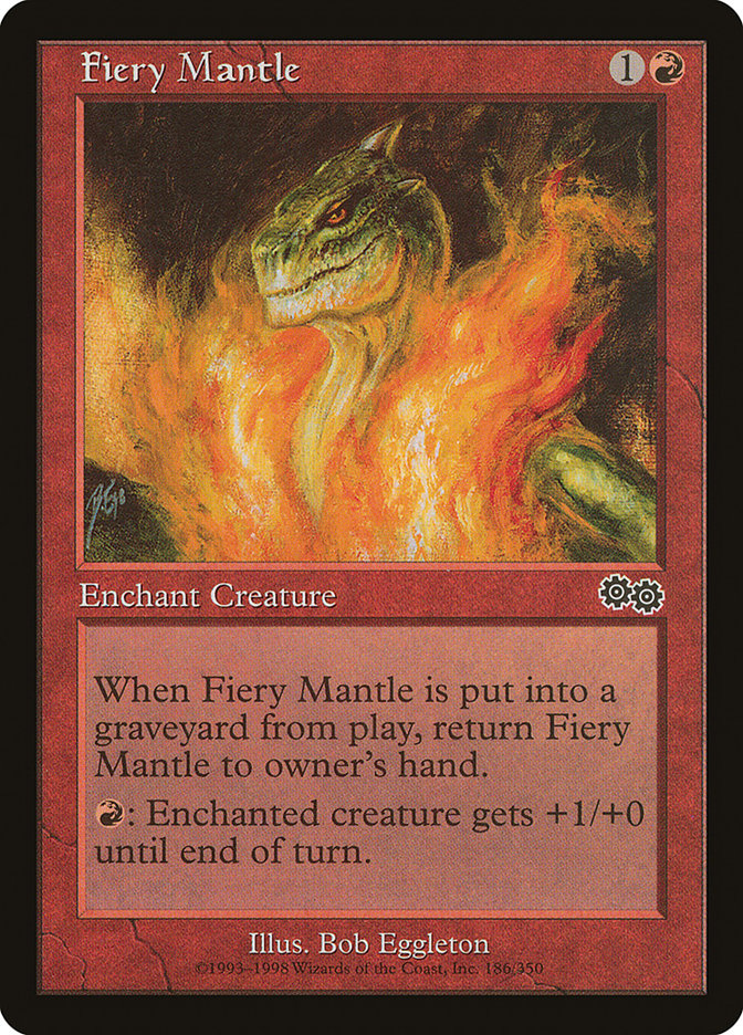 Fiery Mantle [Urza's Saga] | Gamers Paradise