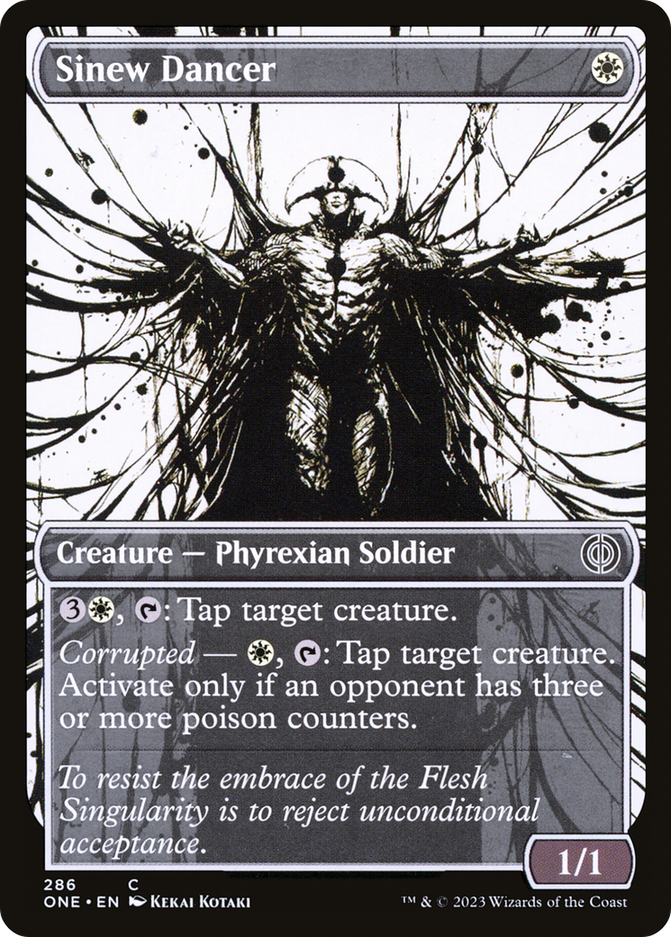 Sinew Dancer (Showcase Ichor) [Phyrexia: All Will Be One] | Gamers Paradise