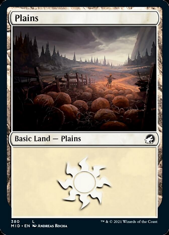 Plains (380) [Innistrad: Midnight Hunt] | Gamers Paradise