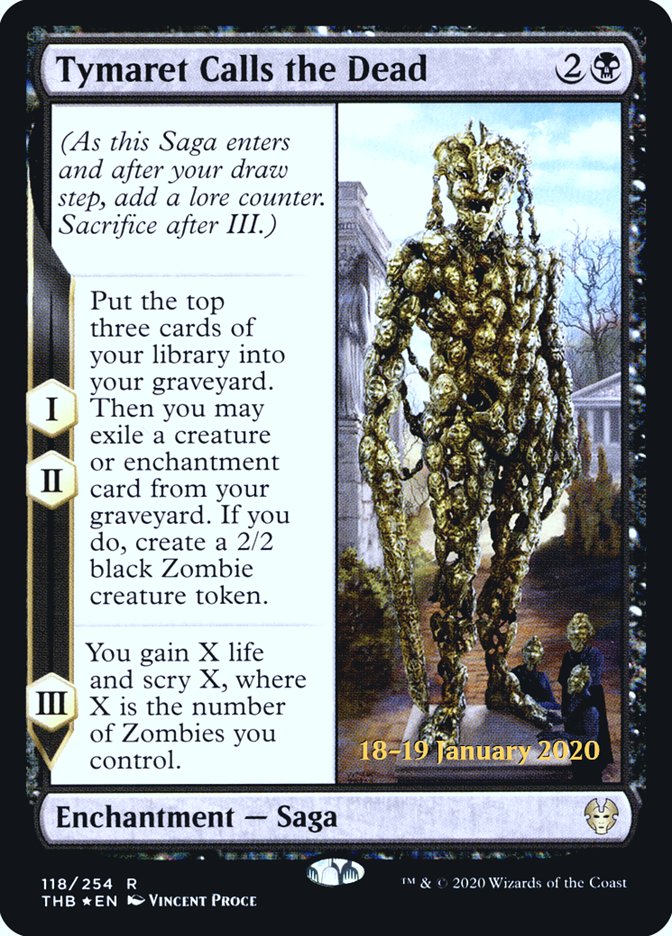 Tymaret Calls the Dead [Theros Beyond Death Prerelease Promos] | Gamers Paradise