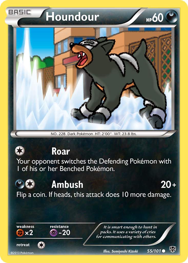 Houndour (55/101) [Black & White: Plasma Blast] | Gamers Paradise