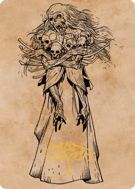 Myrkul, Lord of Bones Art Card (73) (Gold-Stamped Signature) [Commander Legends: Battle for Baldur's Gate Art Series] | Gamers Paradise