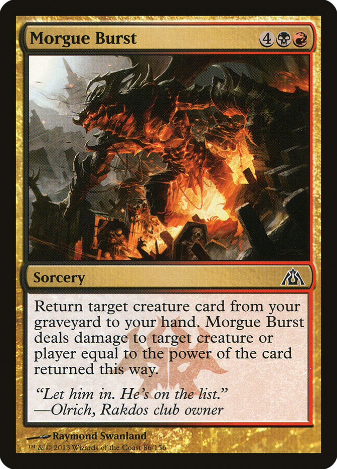 Morgue Burst [Dragon's Maze] | Gamers Paradise