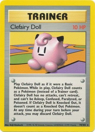 Clefairy Doll (70/102) [Base Set Unlimited] | Gamers Paradise
