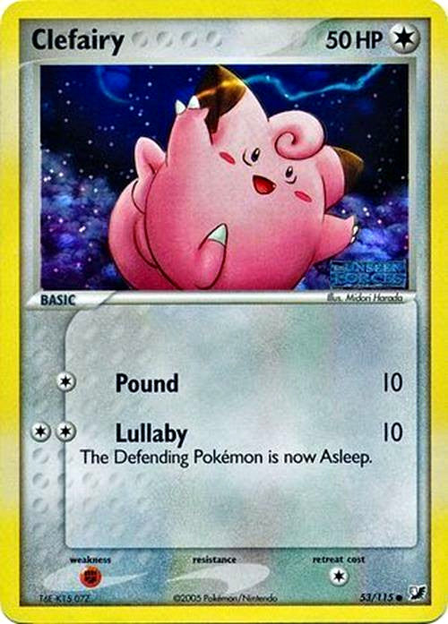 Clefairy (53/115) (Stamped) [EX: Unseen Forces] | Gamers Paradise