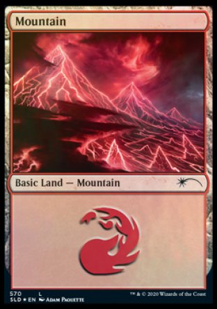 Mountain (Lightning) (570) [Secret Lair Drop Promos] | Gamers Paradise